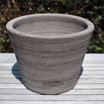 Colorato terracotta pot vaso senza bordo radda