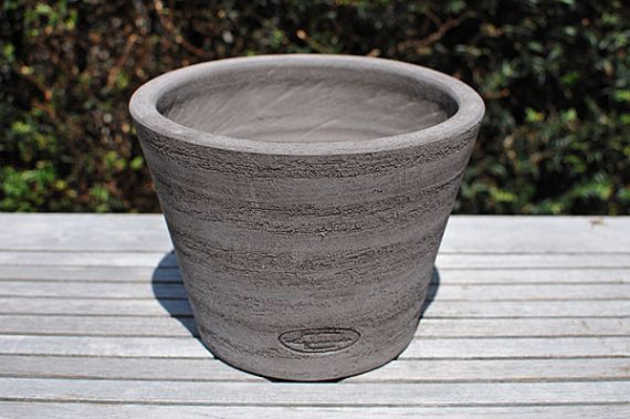 Colorato terracotta pot vaso senza bordo radda