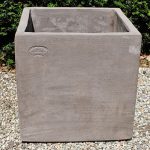 Colorato terracotta pot cubo senza bordo