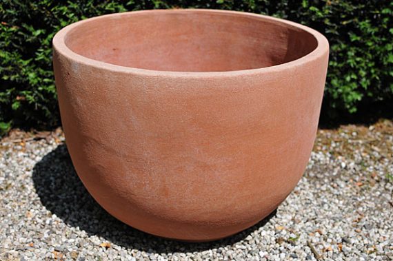 walvis munt Digitaal Terracotta pot vaso giulio - Peter Brüsewitz Tuinornamenten Tuinmeubilair