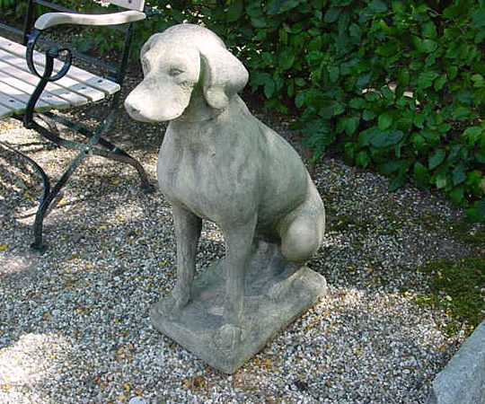 Stenen Engelse hond